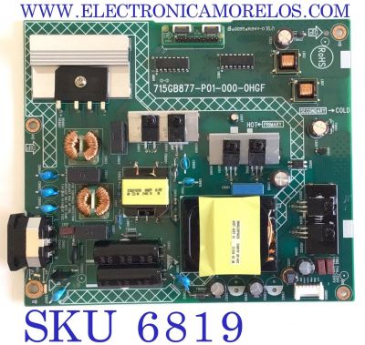 FUENTE PARA MONITOR DELL / NUMERO DE PARTE KL301UQD1 / 715GB877-P01-000-0HGF / 5626797P0757 / PANEL TPM315WQ1-DVR02 REV:0D0A / MODELO S3222DGM